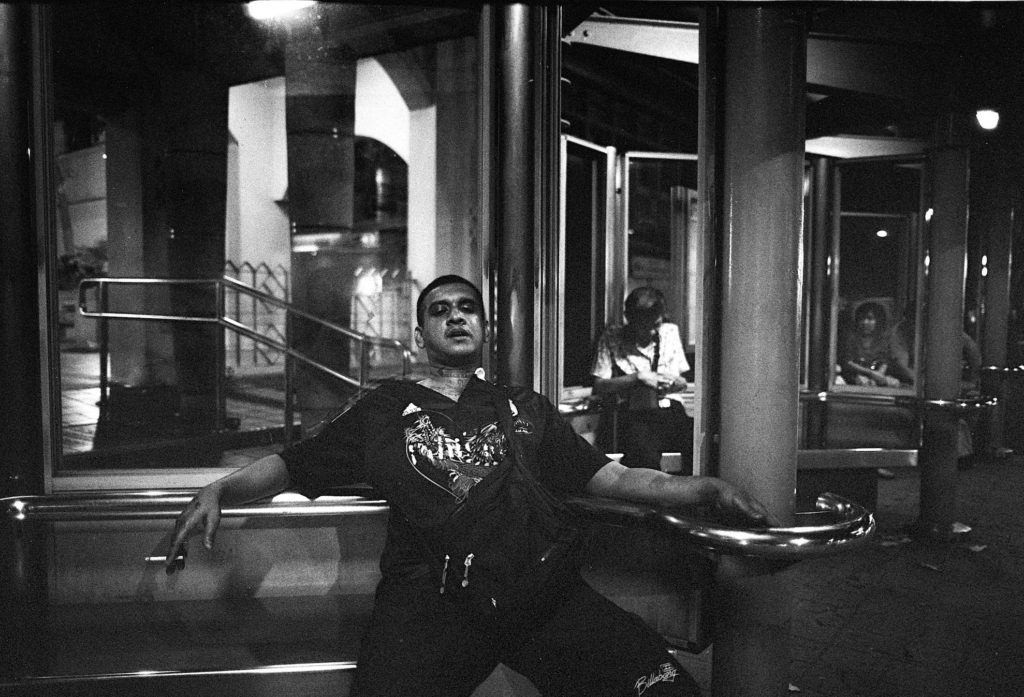 Little India, Singapore. The man in the foreground saw me snapping away and requested for me to take a photo of him. It’s rare that I get requests like that. I like this photo because of the other 2 elements here, both “framed” in their respective windows of pillars.